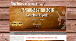Desktop Screenshot of kartanokievari.fi