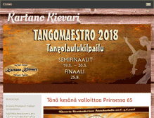 Tablet Screenshot of kartanokievari.fi